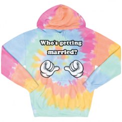 Unisex Tie-Dye Fleece Hoodie