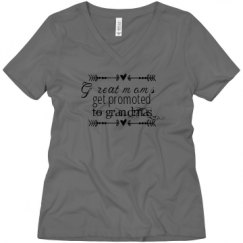Ladies Relaxed Fit V-Neck Tee