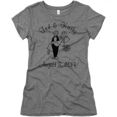 Ladies Slim Fit Super Soft Triblend Tee