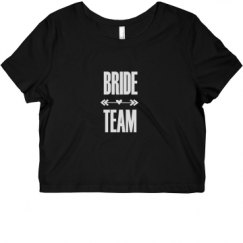 Ladies Slim Fit Crop Top Tee