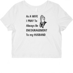 Ladies Slim Fit Crop Top Tee