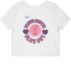 Ladies Slim Fit Crop Top Tee