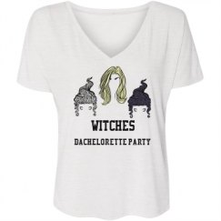 Ladies Flowy Slouchy V-Neck Tee