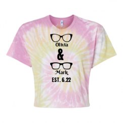 Women's Tie Dye Crop Top Tee