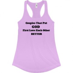 Ladies Slim Fit Racerback Tank Top