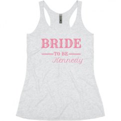 Ladies Slim Fit Super Soft Racerback Triblend Tank