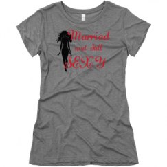 Ladies Slim Fit Super Soft Triblend Tee