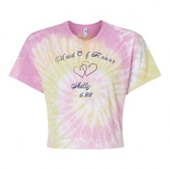 Women's Tie Dye Crop Top Tee