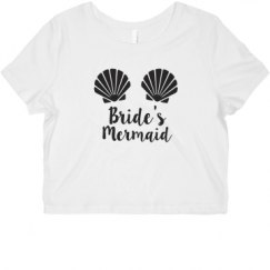 Ladies Slim Fit Crop Top Tee