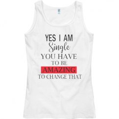 Ladies Semi-Fitted Basic Promo Tank