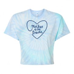 Women's Tie Dye Crop Top Tee