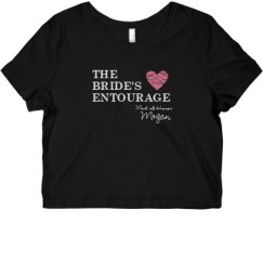 Ladies Slim Fit Crop Top Tee