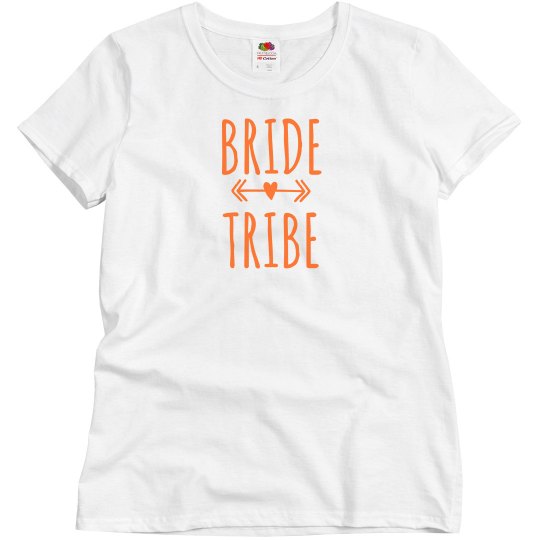 Bride Tribe Tank Top With Arrow Heart