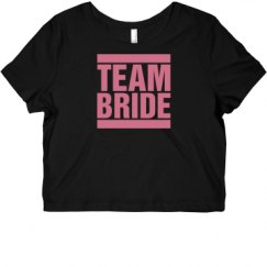 Ladies Slim Fit Crop Top Tee