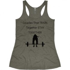 Ladies Slim Fit Super Soft Racerback Triblend Tank