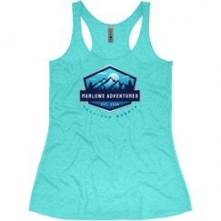 Ladies Slim Fit Super Soft Racerback Triblend Tank