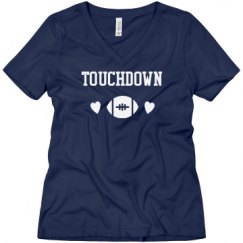 Ladies Relaxed Fit V-Neck Tee