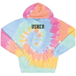 Unisex Tie-Dye Fleece Hoodie