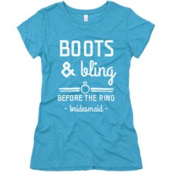 Ladies Slim Fit Super Soft Triblend Tee