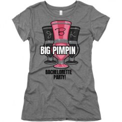 Ladies Slim Fit Super Soft Triblend Tee