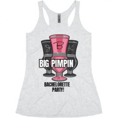Ladies Slim Fit Super Soft Racerback Triblend Tank