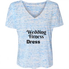 Ladies Flowy Slouchy V-Neck Tee