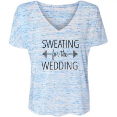 Ladies Flowy Slouchy V-Neck Tee