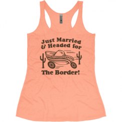 Ladies Slim Fit Super Soft Racerback Triblend Tank