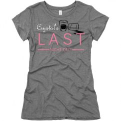 Ladies Slim Fit Super Soft Triblend Tee