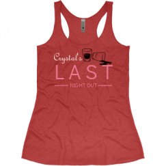 Ladies Slim Fit Super Soft Racerback Triblend Tank