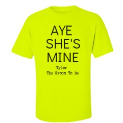 Unisex Ultra Cotton Safety Neon Crewneck Tee