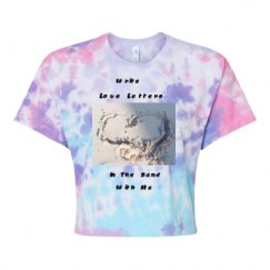 Women's Tie Dye Crop Top Tee