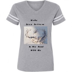 Ladies Relaxed Fit Vintage Sports Tee