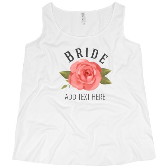 plus size bride tank top