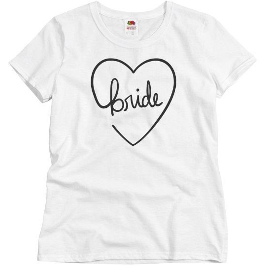 Cute Heart Bride T-Shirt Cute Heart Bride T-Shirt