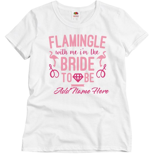 Cute Let's Flamingle Tonight