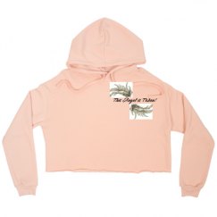 Ladies Relaxed Fit Cropped Fleece Hoodie