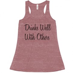 Ladies Flowy Racerback Tank