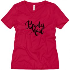 Ladies Relaxed Fit V-Neck Tee