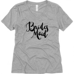 Ladies Relaxed Fit V-Neck Tee