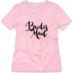 Ladies Relaxed Fit V-Neck Tee