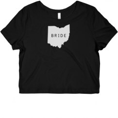 Ladies Slim Fit Crop Top Tee