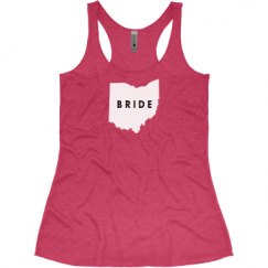 Ladies Slim Fit Super Soft Racerback Triblend Tank