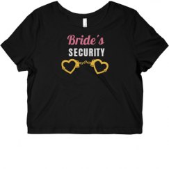 Ladies Slim Fit Crop Top Tee