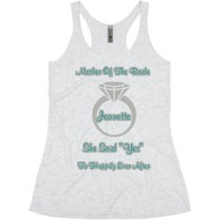Ladies Slim Fit Super Soft Racerback Triblend Tank