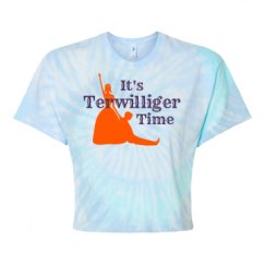 Women's Tie Dye Crop Top Tee