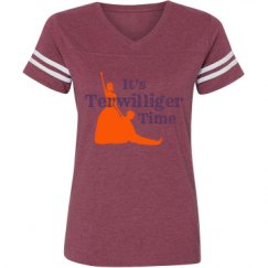 Ladies Relaxed Fit Vintage Sports Tee