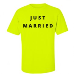 Unisex Ultra Cotton Safety Neon Crewneck Tee