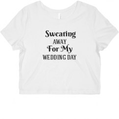 Ladies Slim Fit Crop Top Tee