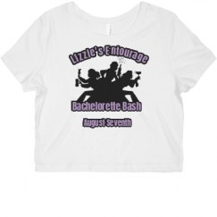 Ladies Slim Fit Crop Top Tee